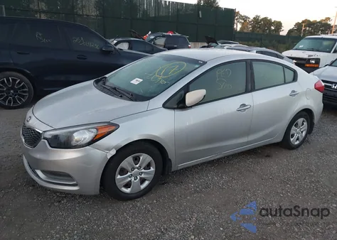 2015 Kia Forte Lx из США, поврежденный, VIN KNAFK4A62F5287039